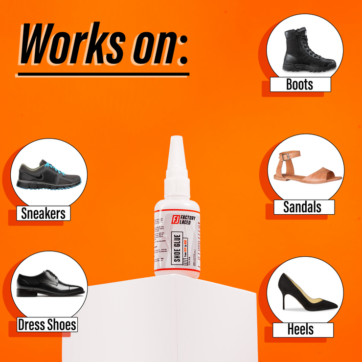 Factory Laced Shoe Glue (2-PACK)